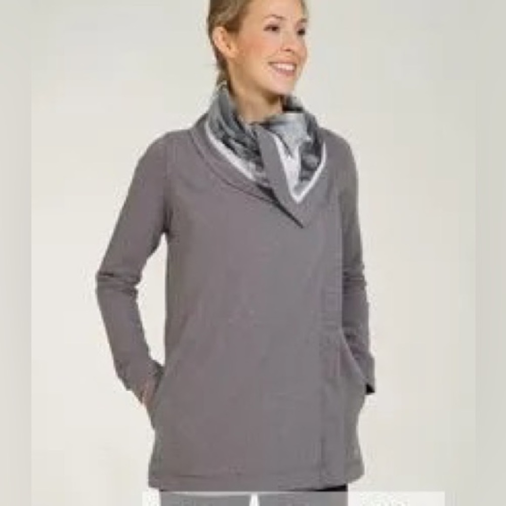 Lululemon savasana wrap size 6 blurred grey tinted canvas